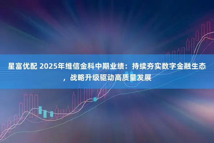 星富优配 2025年维信金科中期业绩:持续夯实数字金融生态,战略升级驱动高质量发展